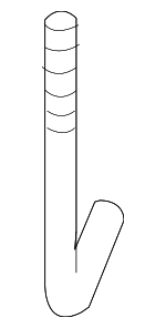 244258990D - Electrical: Battery Rear Bolt for Nissan: 350Z, 370Z, GT-R, Z Image