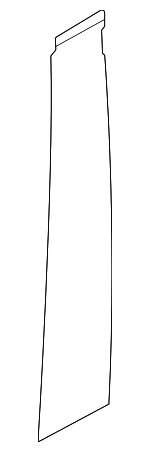 77511K0000 - Body: Black Out Tape for Kia: Soul Image