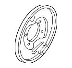 26704AE000 - Brakes: Backing Plate for Subaru: Legacy, Outback Image