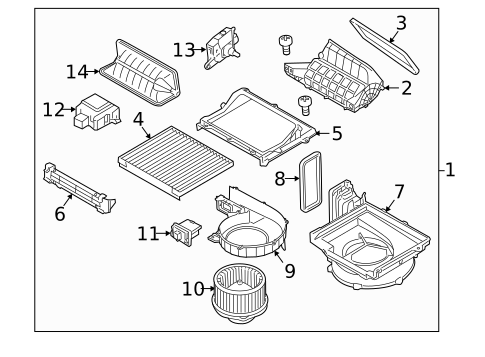 Blower Motor & Fan for 2015 Hyundai Genesis #0