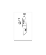 68538473AA - Interior Trim: Armrest Bezel, Left for Mopar Image