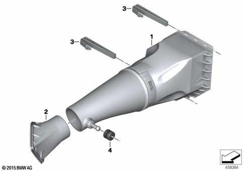 Intake Muffler for 2012 BMW-Motorrad K 1300 R #2