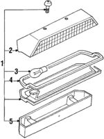 2659085M10 - Electrical: High Mount Lamp for Nissan: Pulsar NX Image
