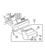 82202378 - Mopar Accessories - Component Parts: Front Bumper Extension Package for Mopar Image