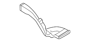 4K0819806A - Body: Instrument Panel Air Duct for Audi Image