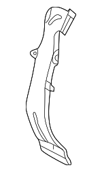 4K8819501 - Body: Upper Duct for Audi: A6 allroad, A6 Quattro, A7 Sportback, RS6 Avant, RS7 Sportback, S6, S7 Sportback Image