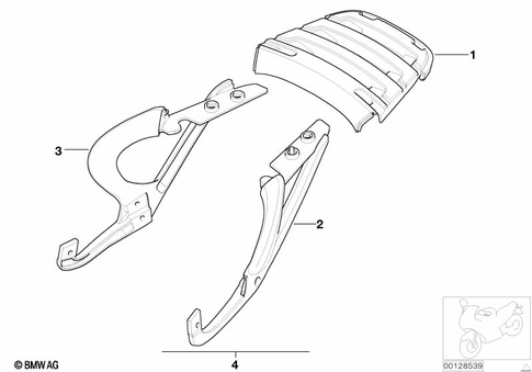 Luggage System for 1998 BMW-Motorrad R 1100 R #6