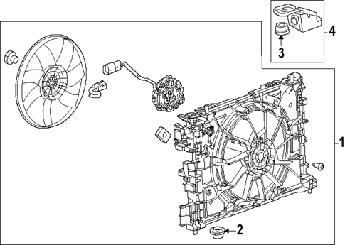 Cooling Fan for 2025 Acura ZDX #0