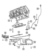 6503948 - 2.7L Gas; Engine: Hex Flange Head Bolt, Mounting for Mopar Image