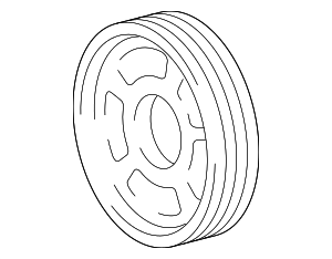 STP361 - Steering: Motorcraft™ Power Steering Pump Pulley for Ford Image