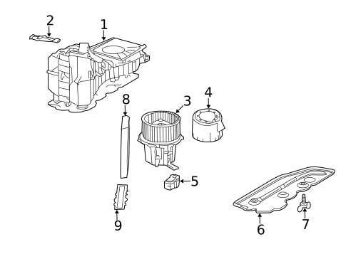 Heater Components for 2009 Audi A4 Quattro #0