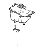 T2H4044 - Cooling System: Reservoir Tank for Jaguar Image