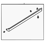 MN186473 - Body: Rocker Molding for Mitsubishi: Outlander Image