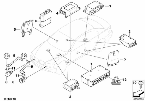 Electric Parts Airbag for 2005 BMW 750i #0