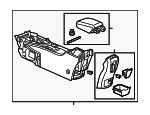 39058841 - Body: Console Assembly for Buick: Cascada Image
