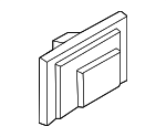 877162W000 - Body: Body Side Molding Clip for Hyundai Image image