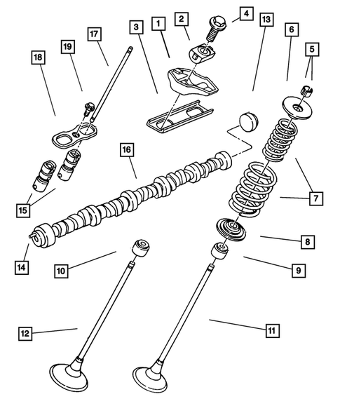 Camshafts & Valves for 2001 Dodge Viper #0