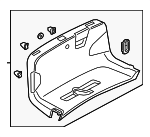 8W5867975NCA9 - Body: Trunk Lid Trim for Audi: A4, A4 Quattro, S4 Image