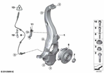 31228053432 - : Wheel Hub With Bearing, Front for BMW Image