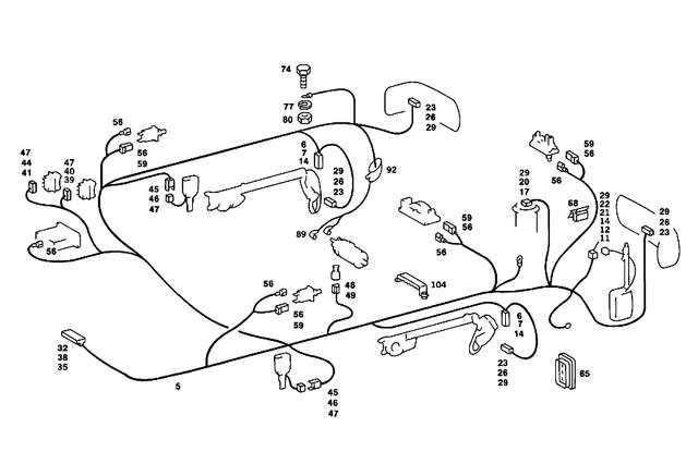1265404407 - : Wiring Harness for Mercedes-Benz Image