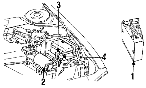 ABS Components for 1995 Chrysler New Yorker #0