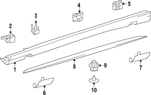 Exterior Trim - Pillars for 2016 Mercedes-Benz E63 AMG S #0