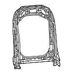 68376555AA - Body: Seat Back Frame for Mopar Image