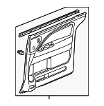 83702SHJA21ZC - : Door Trim Panel for Honda: Odyssey Image