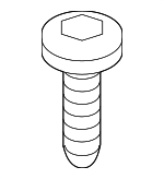 998650516 - Body: Door Trim Panel Screw for Mazda: 2, 3, 5, 6, CX-3, CX-30, CX-5, CX-50, CX-7, CX-70, CX-9, CX-90, Miata, MPV, MX-30 EV, MX-5 Miata, RX-8 Image