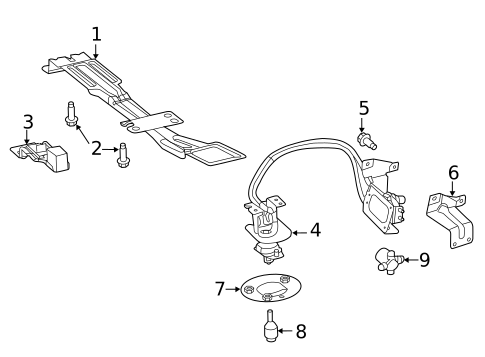Spare Tire Carrier for 2022 Ram ProMaster 2500 #1
