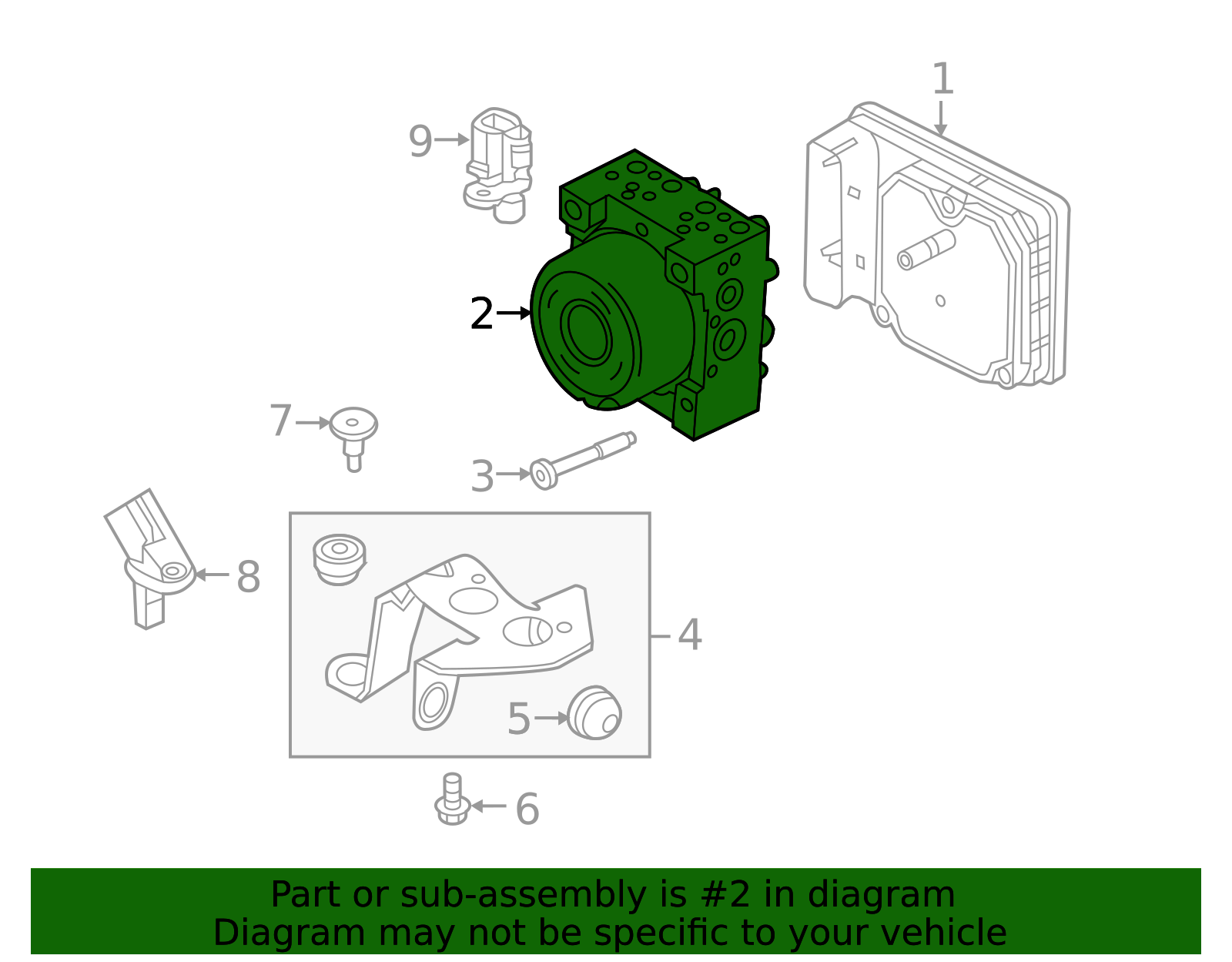 ABS Control Unit GJ7Z-2C215-A | Awesome Parts Ford