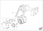 11281736744 - Engine: Ribbed V-Belt for BMW Image