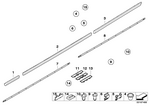 51138184481 - : Molding Fender Front Left for BMW Image
