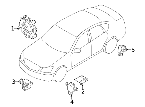 Air Bag Components for 2015 INFINITI QX80 #2