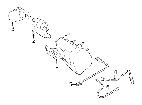 Emission Components for 2001 BMW Z8 #0