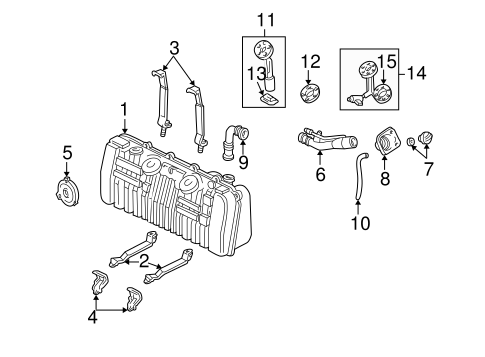 Fuel System Components for 2001 Acura NSX | Curry Acura Parts