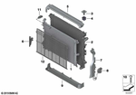 17115A5C813 - : Radiator for BMW Image