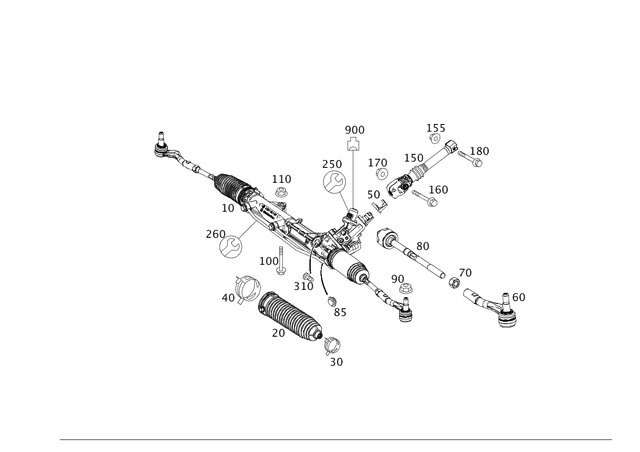 204460360064 - Steering: Steering for Mercedes-Benz: GLK250, GLK350 Image image