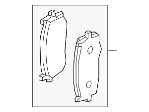 D10603JA0A - : Brake Pads Front for Nissan: Murano, Pathfinder Image