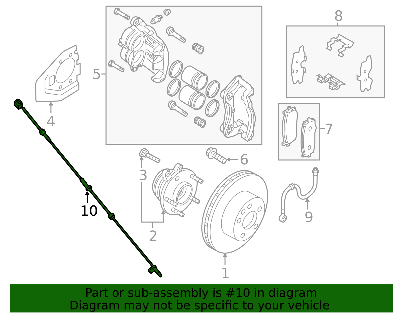 479103JA0B - ABS Sensor 2013-2020 Nissan Pathfinder | Nissan