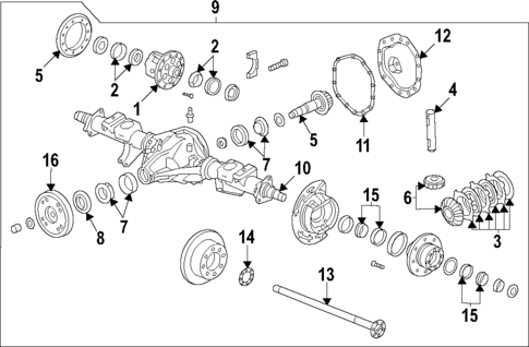 Differential for 2024 GMC Sierra 2500 HD #0