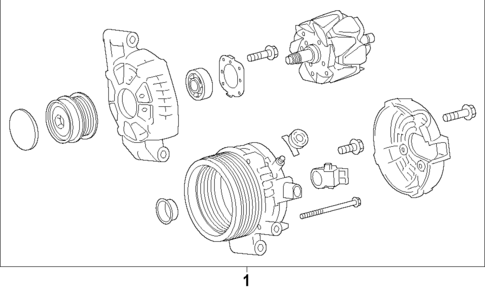 Alternator for 2023 Toyota GR Corolla #1