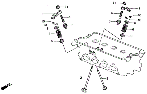 Valve - Rocker Arm for 1988 Acura Integra #0