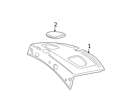 Interior Trim - Rear Body for 2007 Ford Five Hundred #0