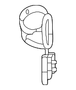 LR025875 - Body: Windshield Pillar Speaker for Land Rover: Defender 110, Defender 130, Defender 90, Discovery, Discovery Sport, Range Rover, Range Rover Evoque, Range Rover Sport, Range Rover Velar Image