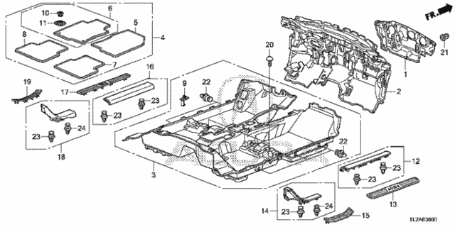 Floor Mat for 2013 Acura TSX #0