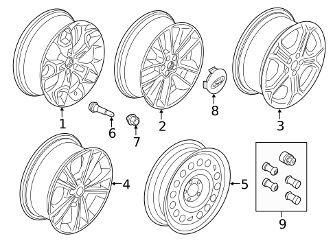 Wheel for 2016 Ford Escape #0