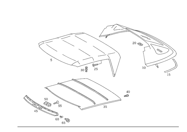 1297701182 - Soft Top: Outer Cover for Mercedes-Benz Image image