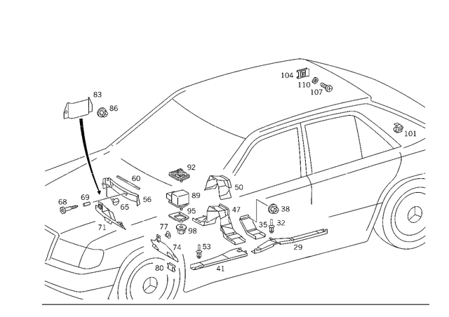 1248210636 - : Cover for Mercedes-Benz Image