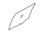 834211D020 - Body: Door Glass for Kia Image